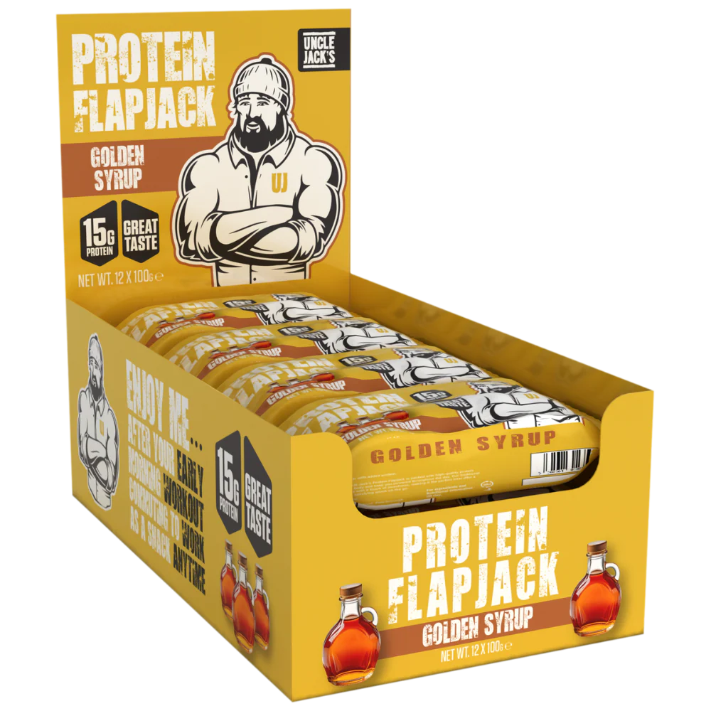Uncle Jacks Protein Flapjack - Golden Syrup