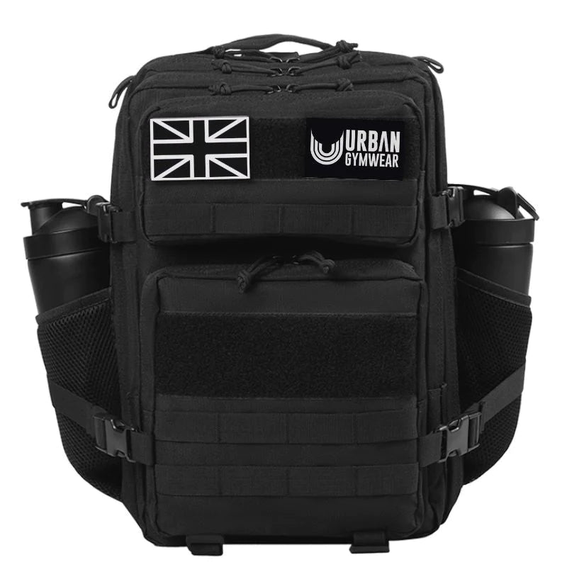 Urban Gym Wear Tactical Backpack 45Ltr - Schwarz