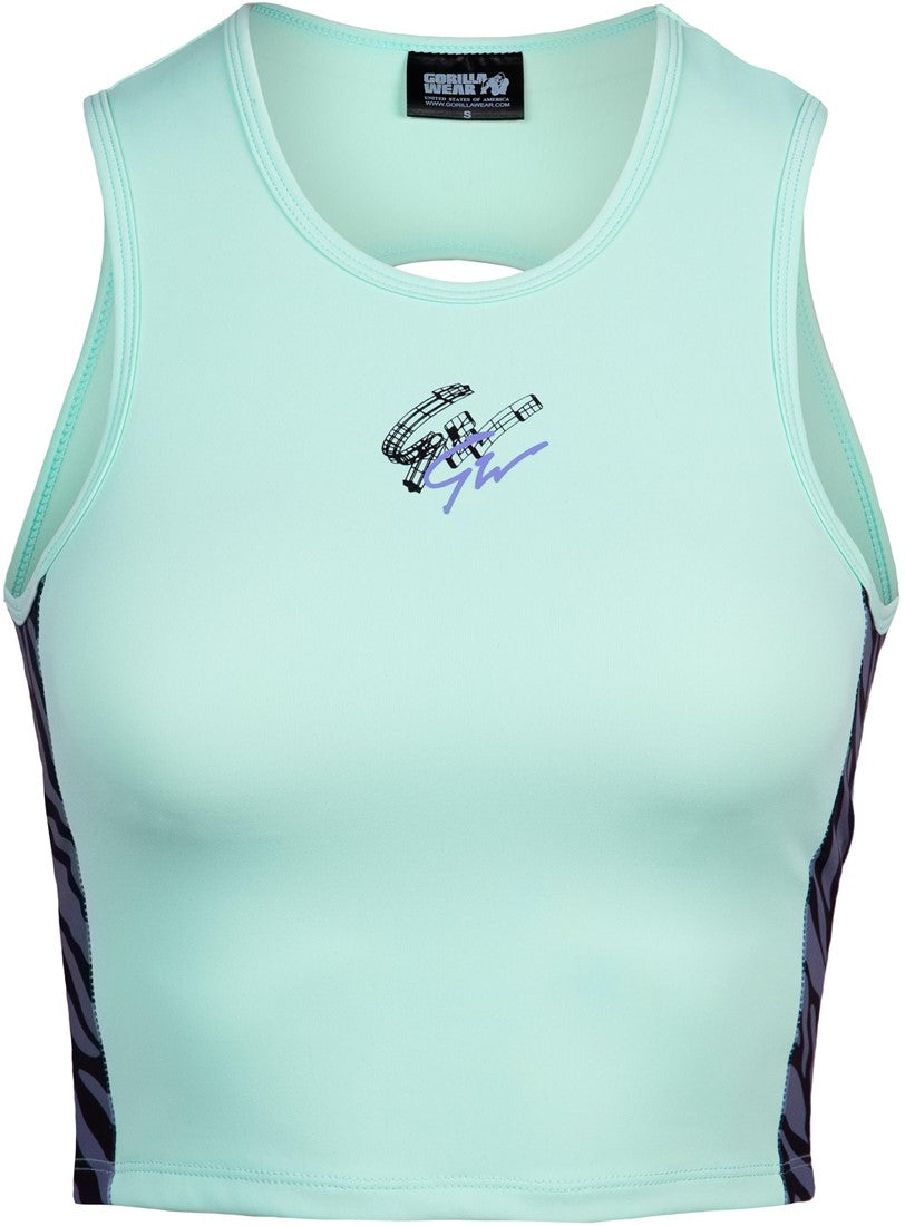 Gorilla Wear Zion Crop Top - Türkis
