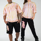 Gorilla Wear Legacy Oversized T-Shirt - Orange/Gelb/Pink