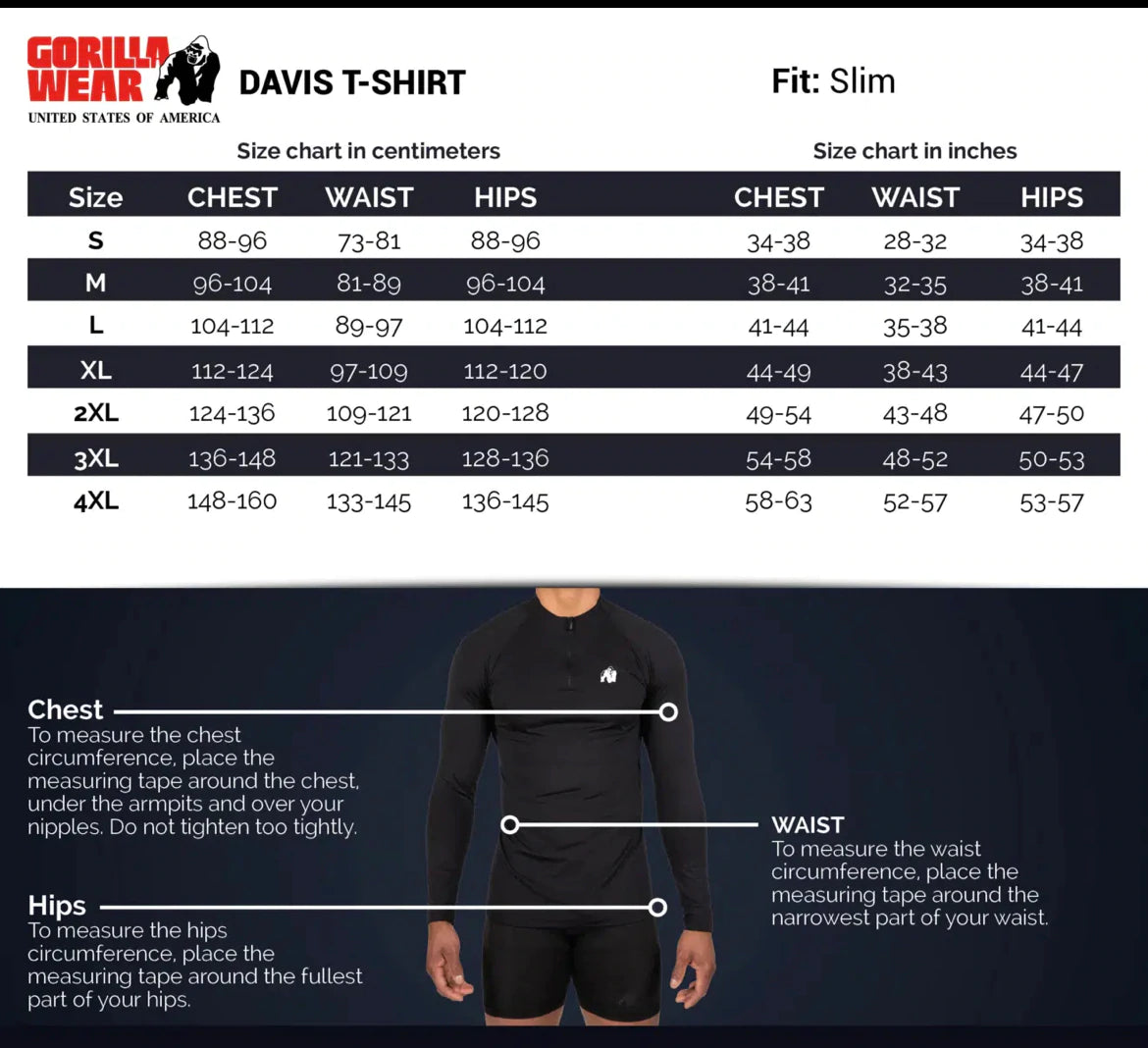 Gorilla Wear Davis T-Shirt - Weiss