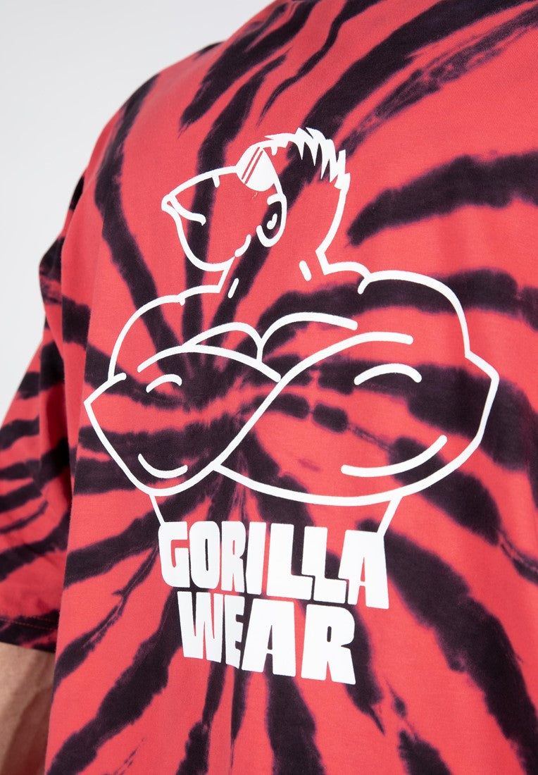 Gorilla Wear Legacy Oversized T-Shirt - Rot/Schwarz