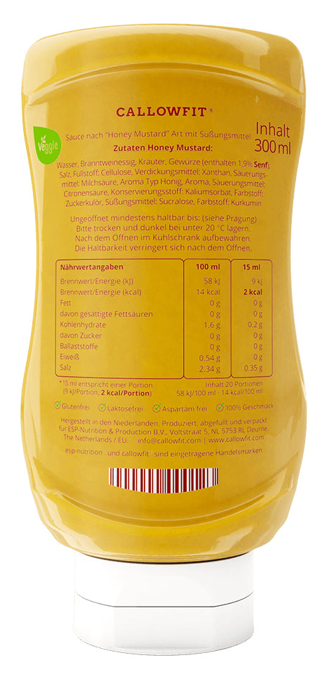 Callowfit Honey-Mustard Style Sauce 300ml