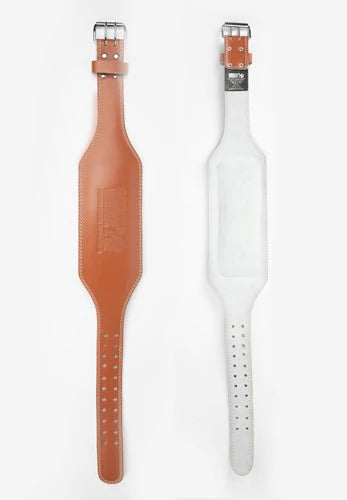 Gorilla Wear 6 Inch Padded Leather Belt - Braun