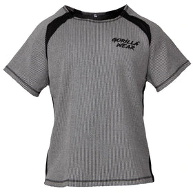 Gorilla Wear Augustine Old School Work Out Top - Grau/Schwarz