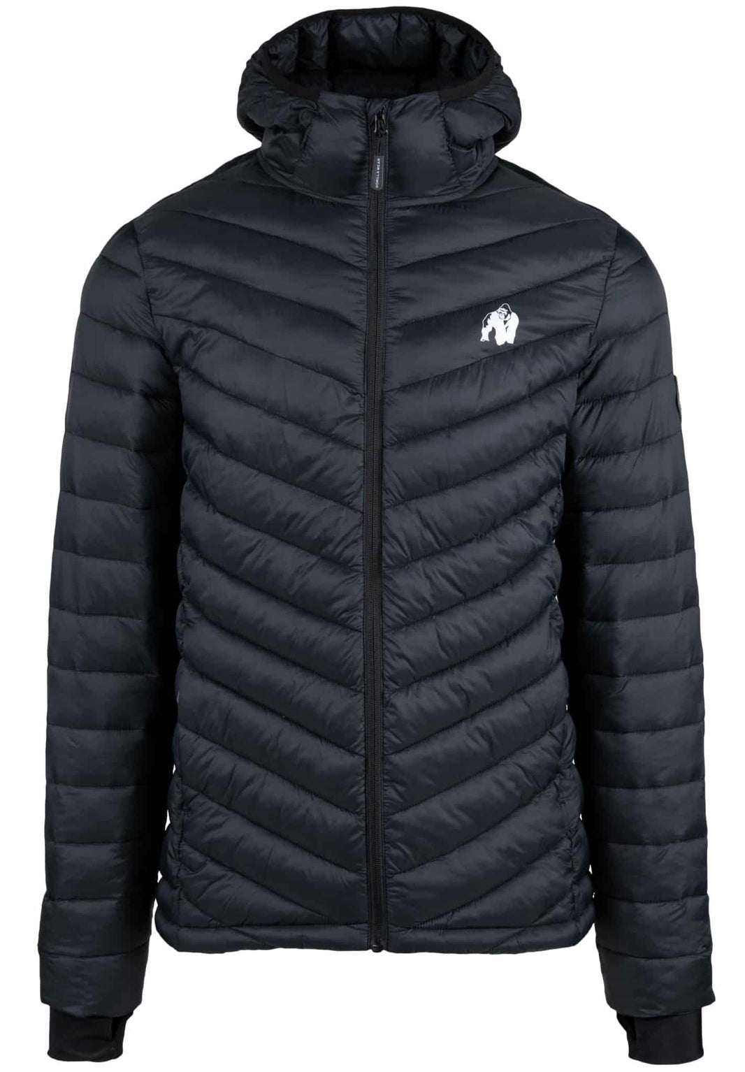 Gorilla Wear Osborn Puffer Jacke - Schwarz