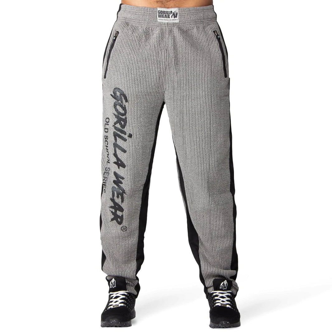 Gorilla Wear Augustine Old School Pants - Grau/Schwarz