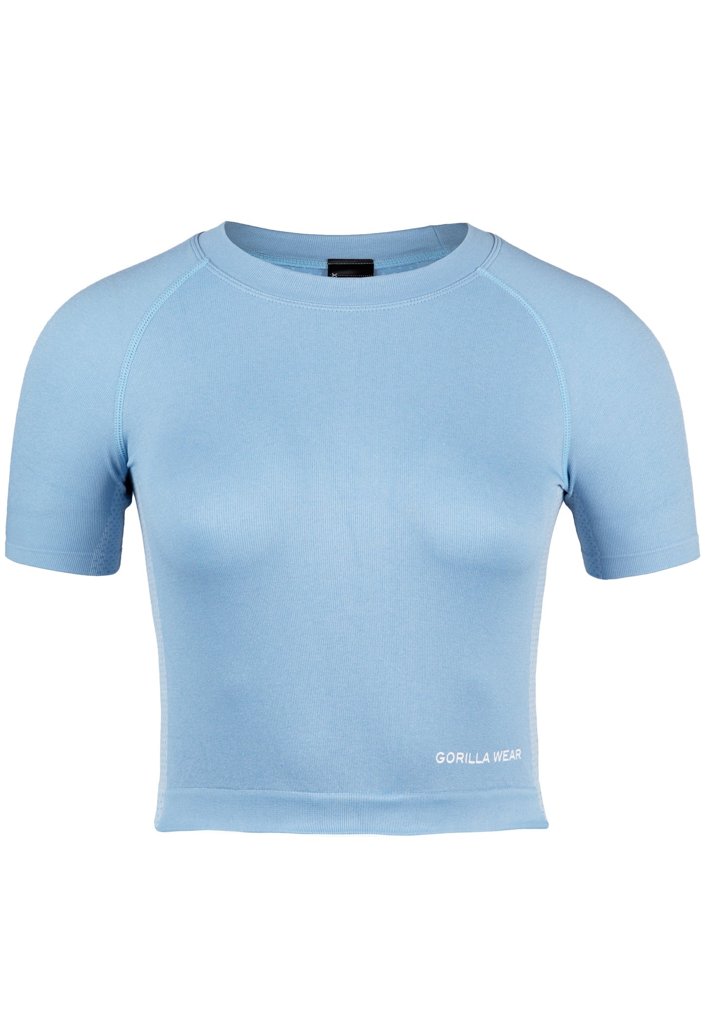 Gorilla Wear Selah Seamless Crop Top - Hellblau