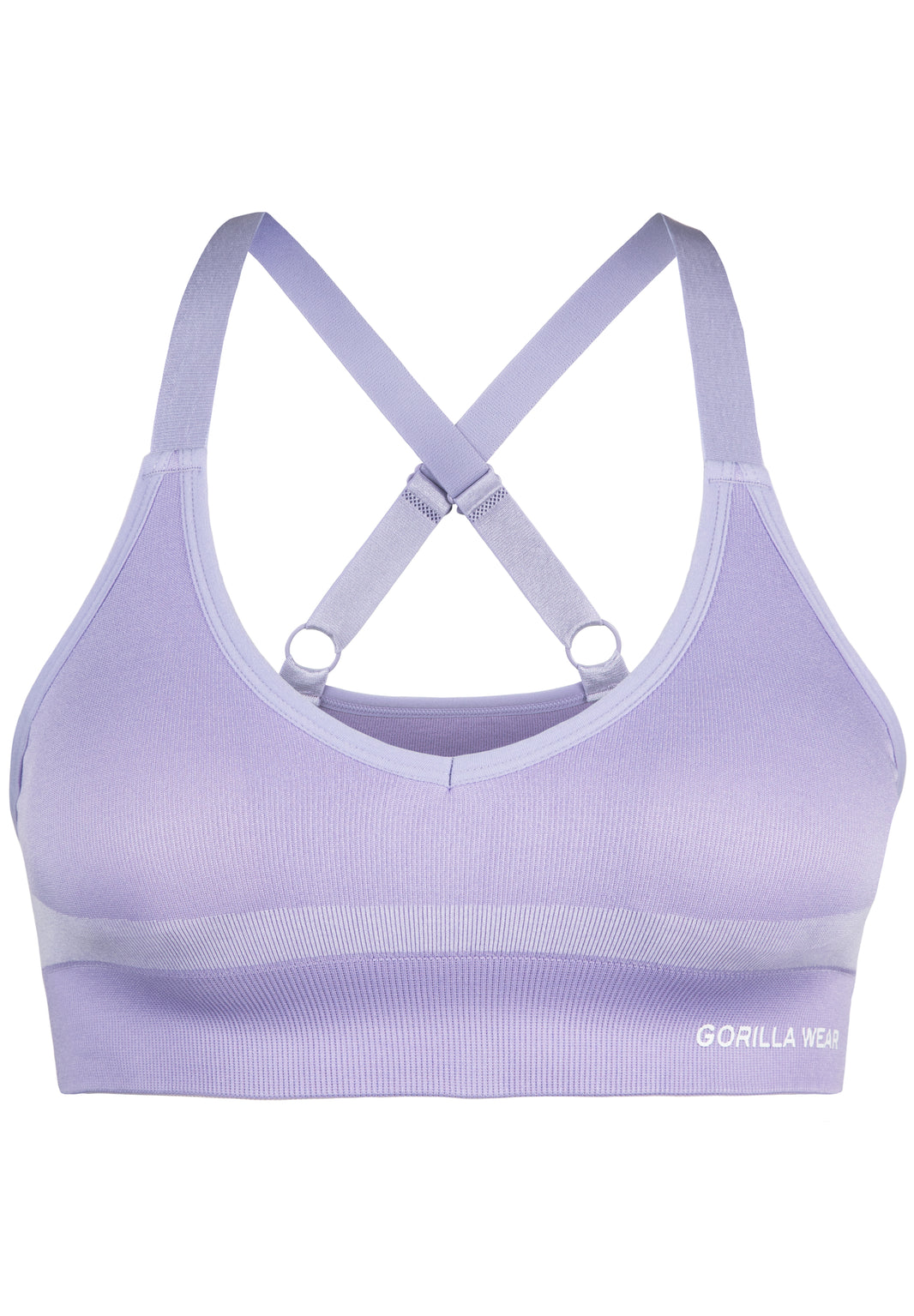 Gorilla Wear Selah Seamless Sports Bra - Lilac