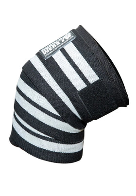 Gorilla Wear Knee Wraps - Schwarz/Weiss