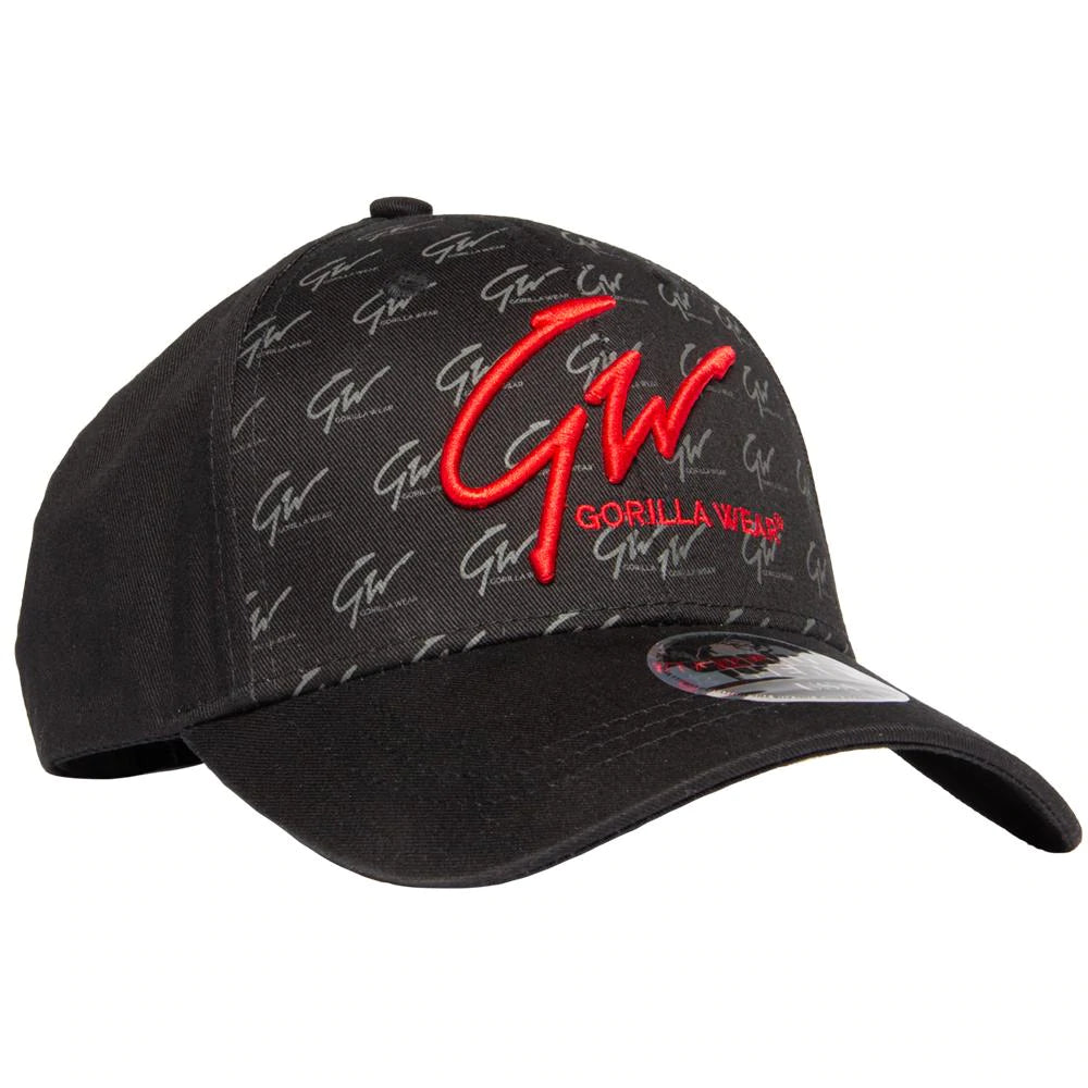 Gorilla Wear Julian Cap - Schwarz/Rot