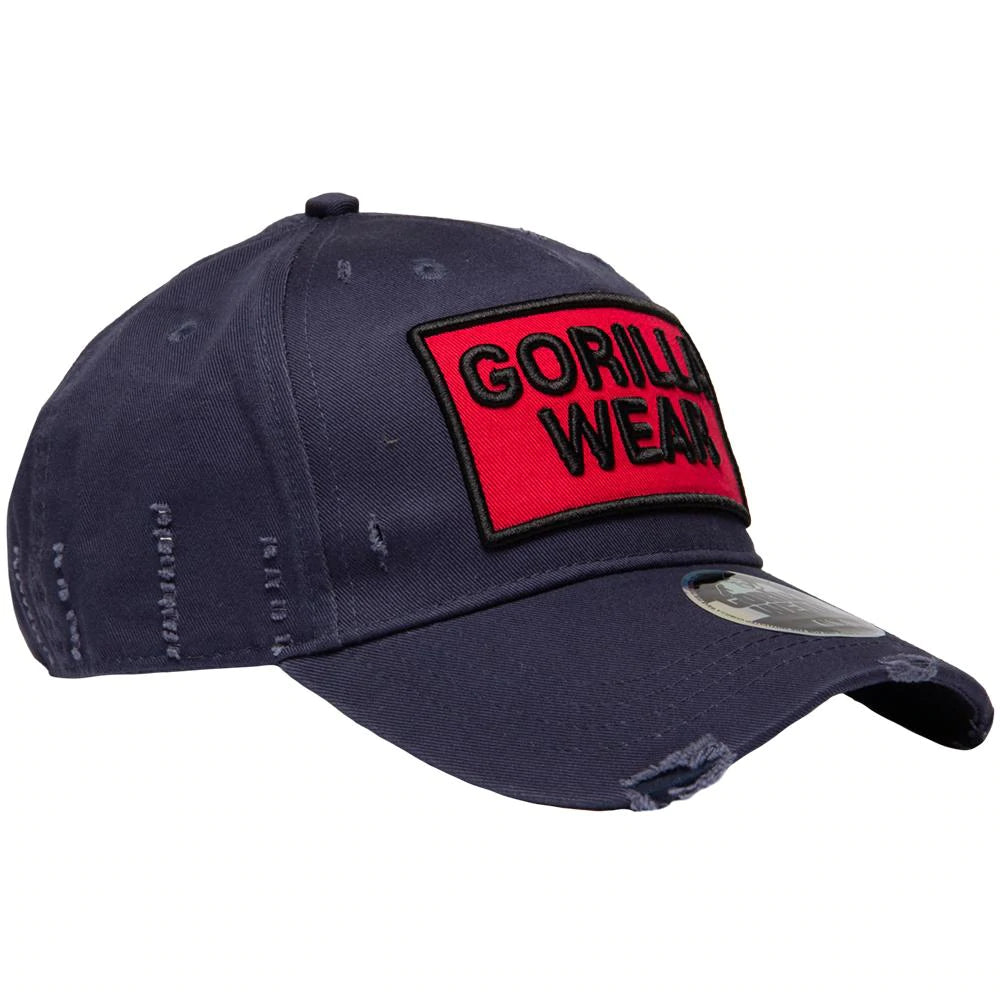 Gorilla Wear Harrison Cap - Navy/Rot