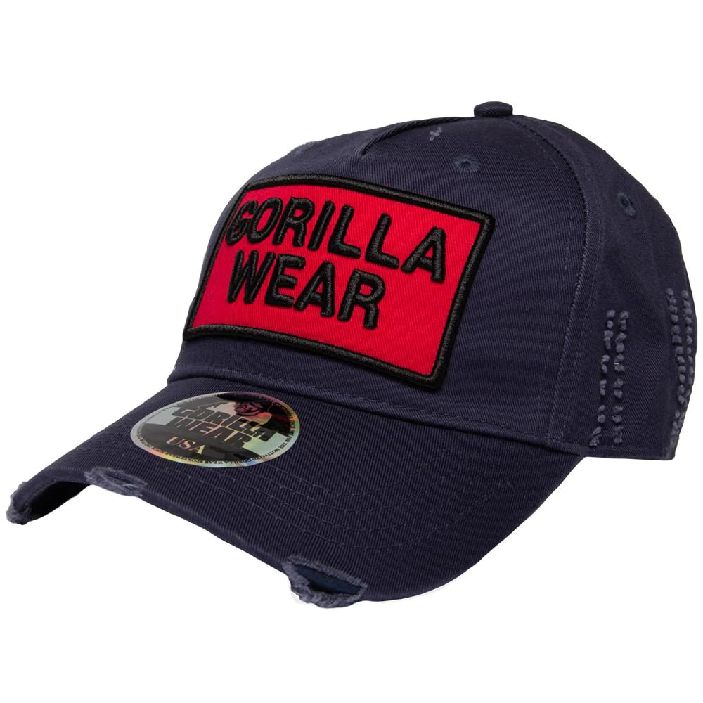 Gorilla Wear Harrison Cap - Navy/Rot