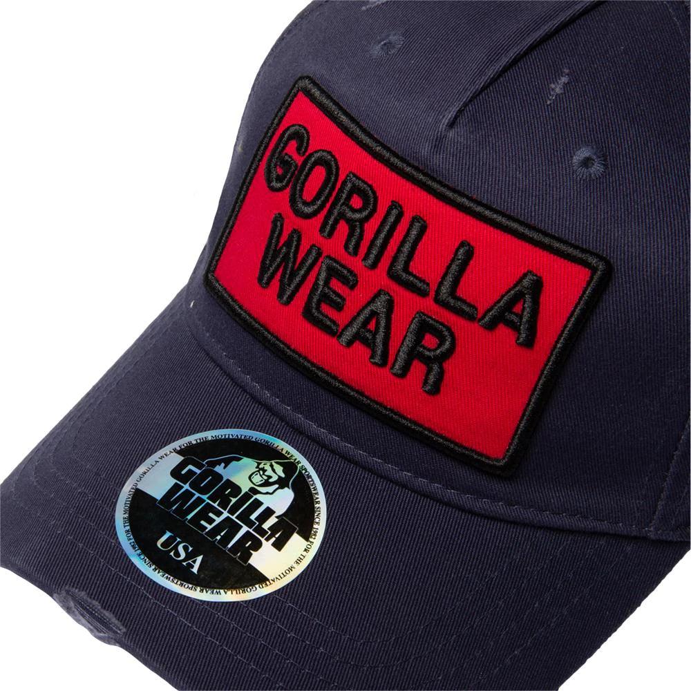 Gorilla Wear Harrison Cap - Navy/Rot