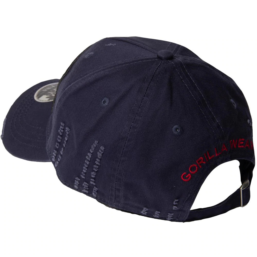 Gorilla Wear Harrison Cap - Navy/Rot