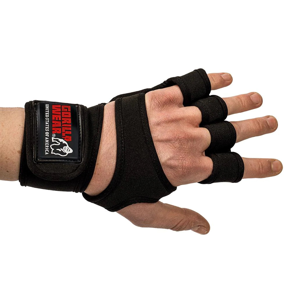 Gorilla Wear Yuma Weight Lifting Gloves - Schwarz
