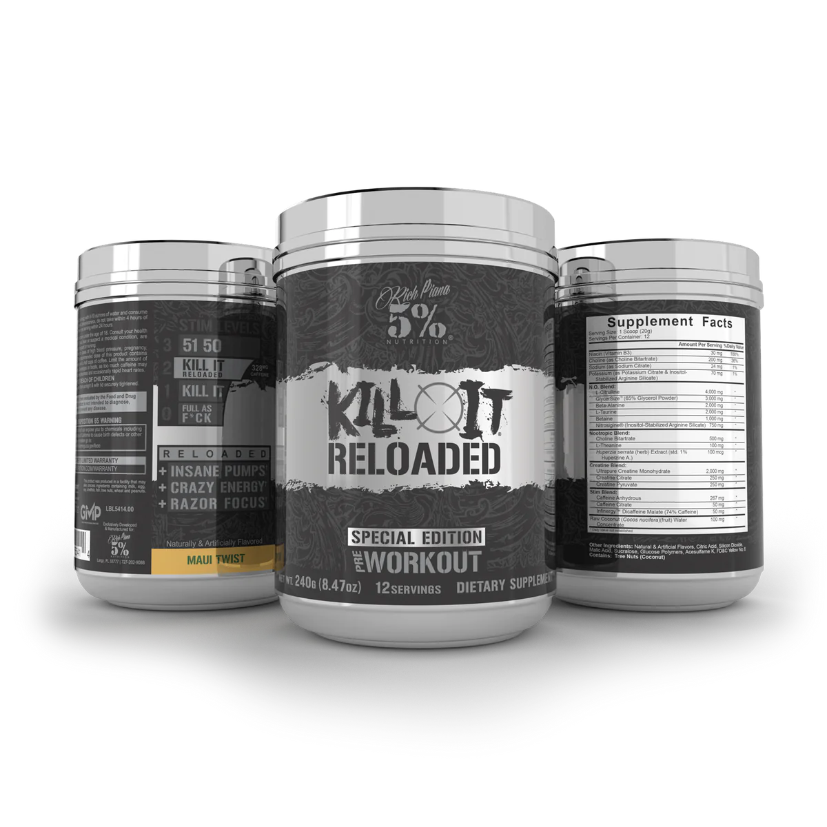 5% Nutrition Legendary Maui Twist Kit-Black Edition
