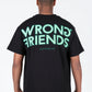 Wrong Friends Tirana Oversized T-Shirt - Schwarz