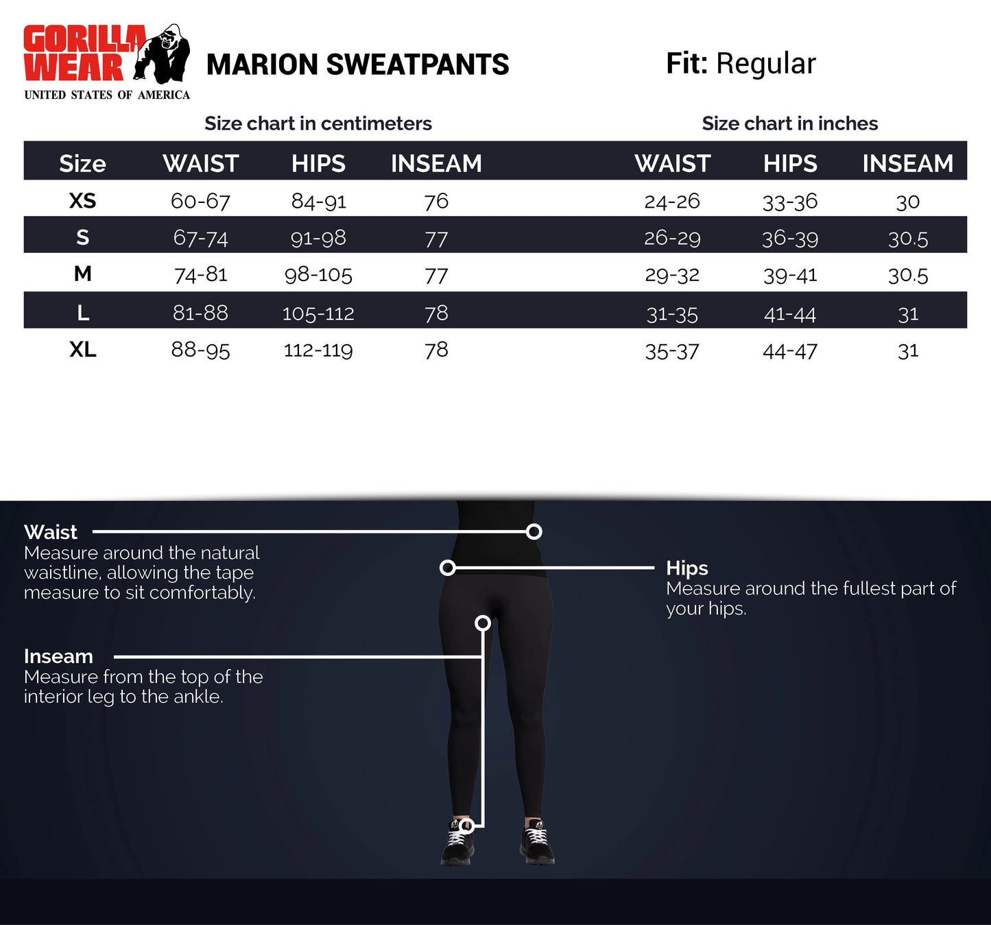Gorilla Wear Marion Sweatpants - Beige