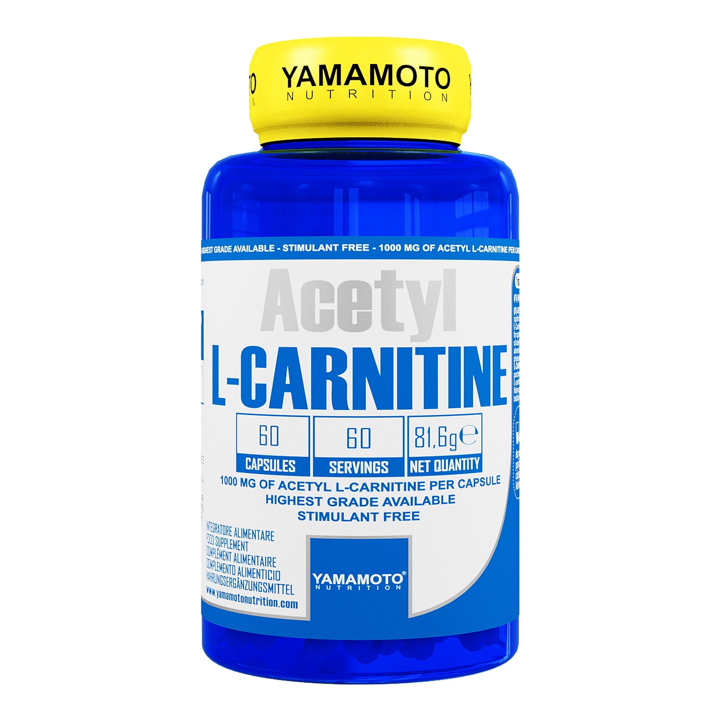 Yamamoto Nutrition Acetyl L-Carnitine - 60 Kapseln