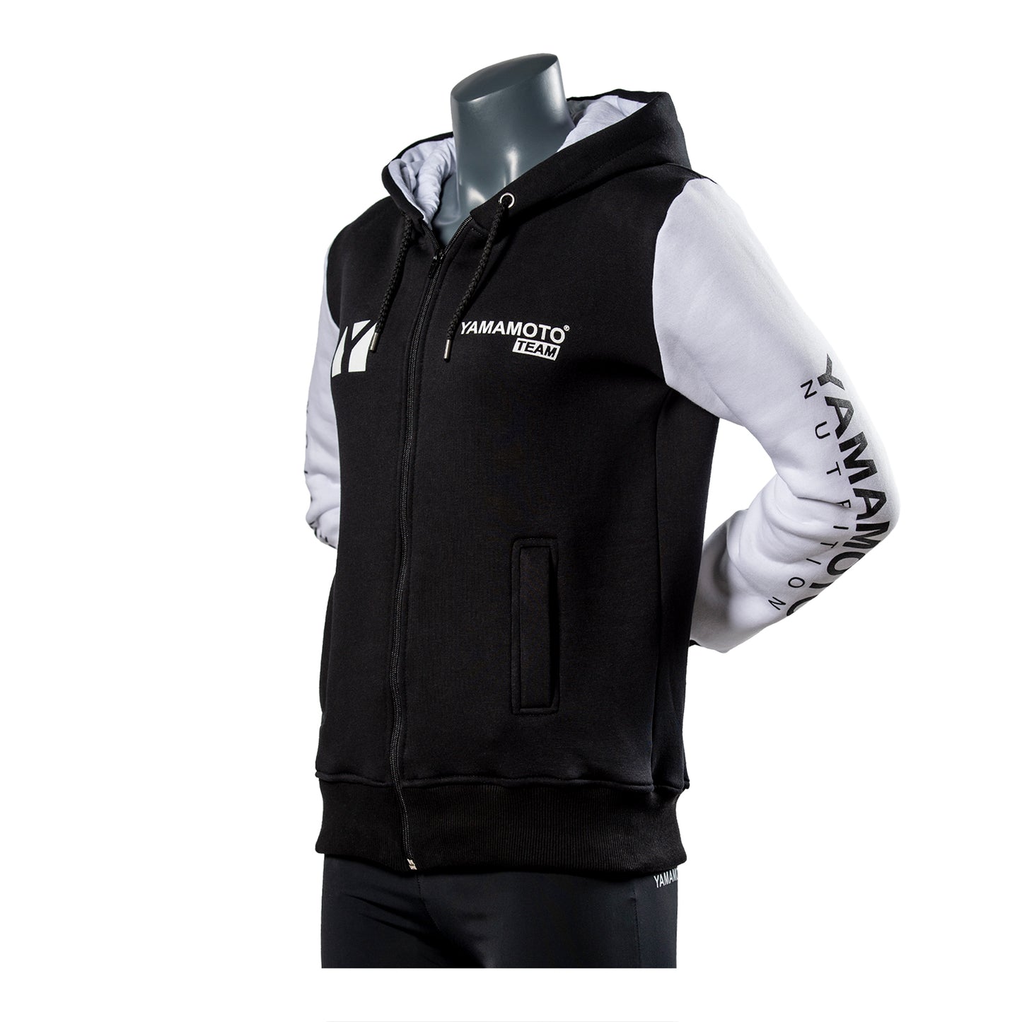 Yamamoto Nutrition Hoodie - Schwarz/Weiss