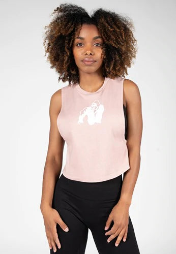 Gorilla Wear Addison Drop Armhole Tank Top - Rosa