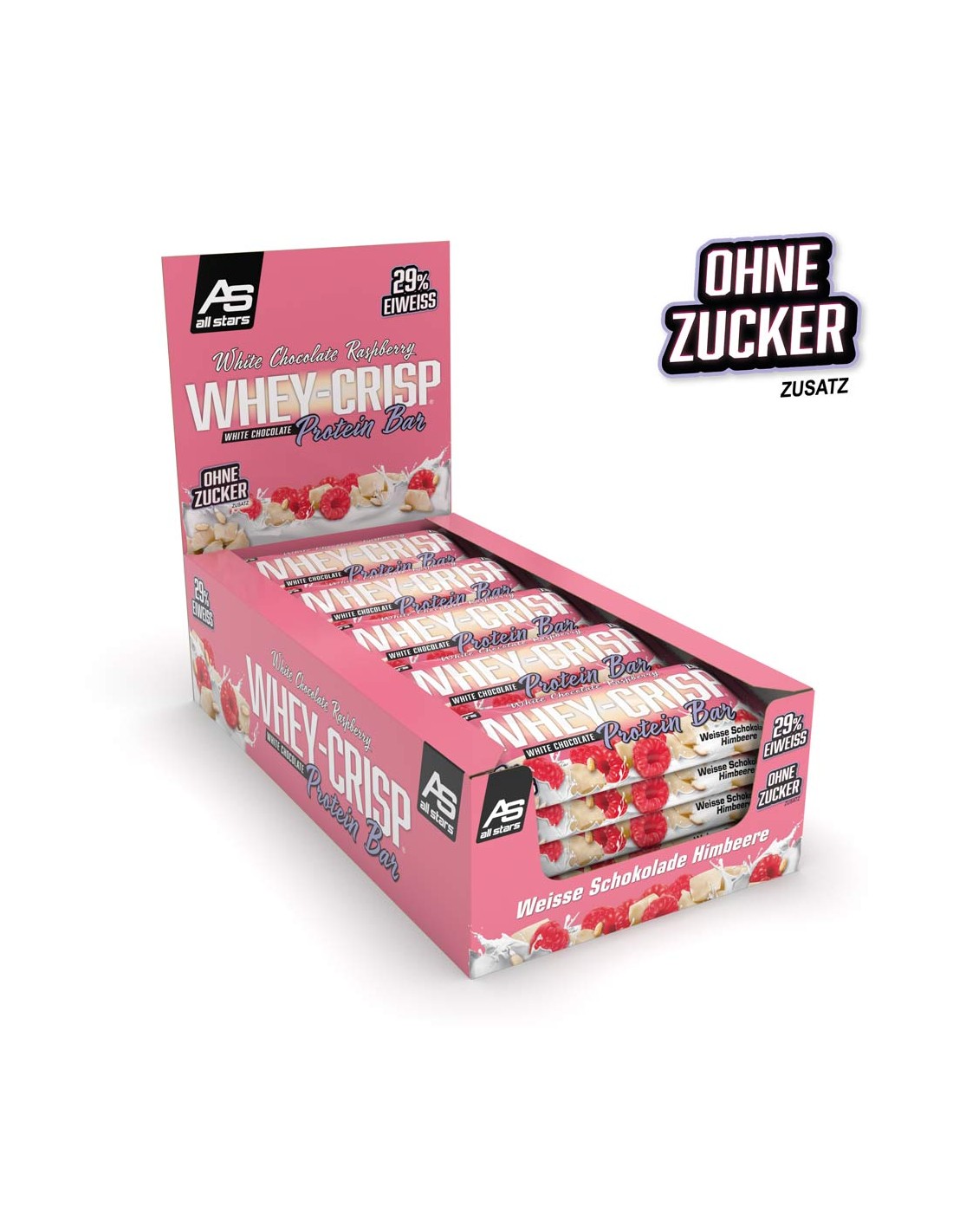 All Stars Whey Crisp Proteinriegel 25x50g