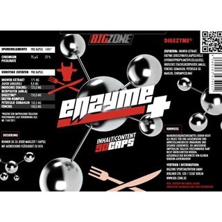 Big Zone Enzyme+ - 90 Kapseln