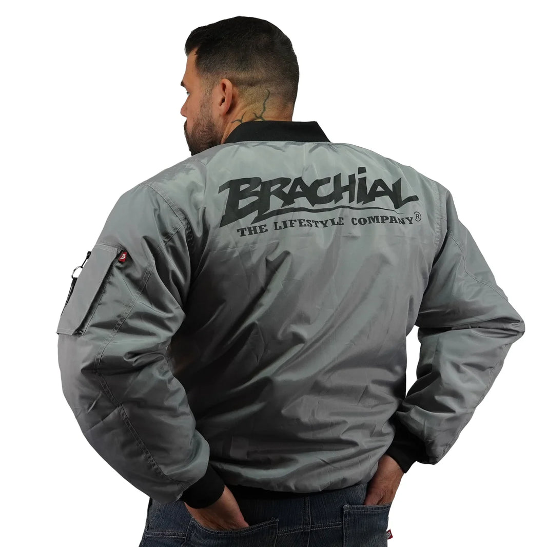 Brachial Fliegerjacke Sky - Grau