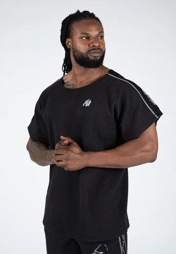 Gorilla Wear Buffalo Old School Workout Top - Schwarz/Grau