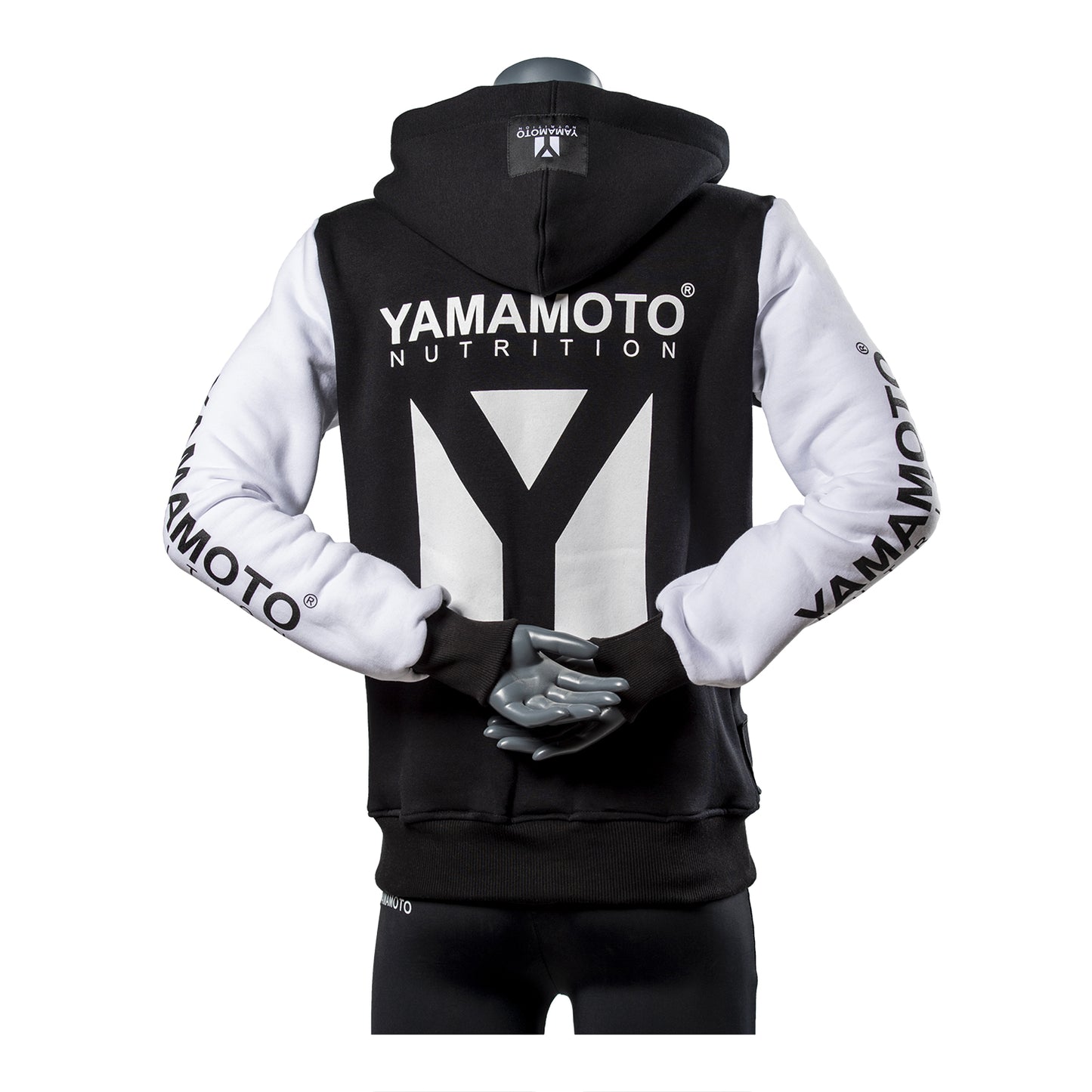 Yamamoto Nutrition Hoodie - Schwarz/Weiss