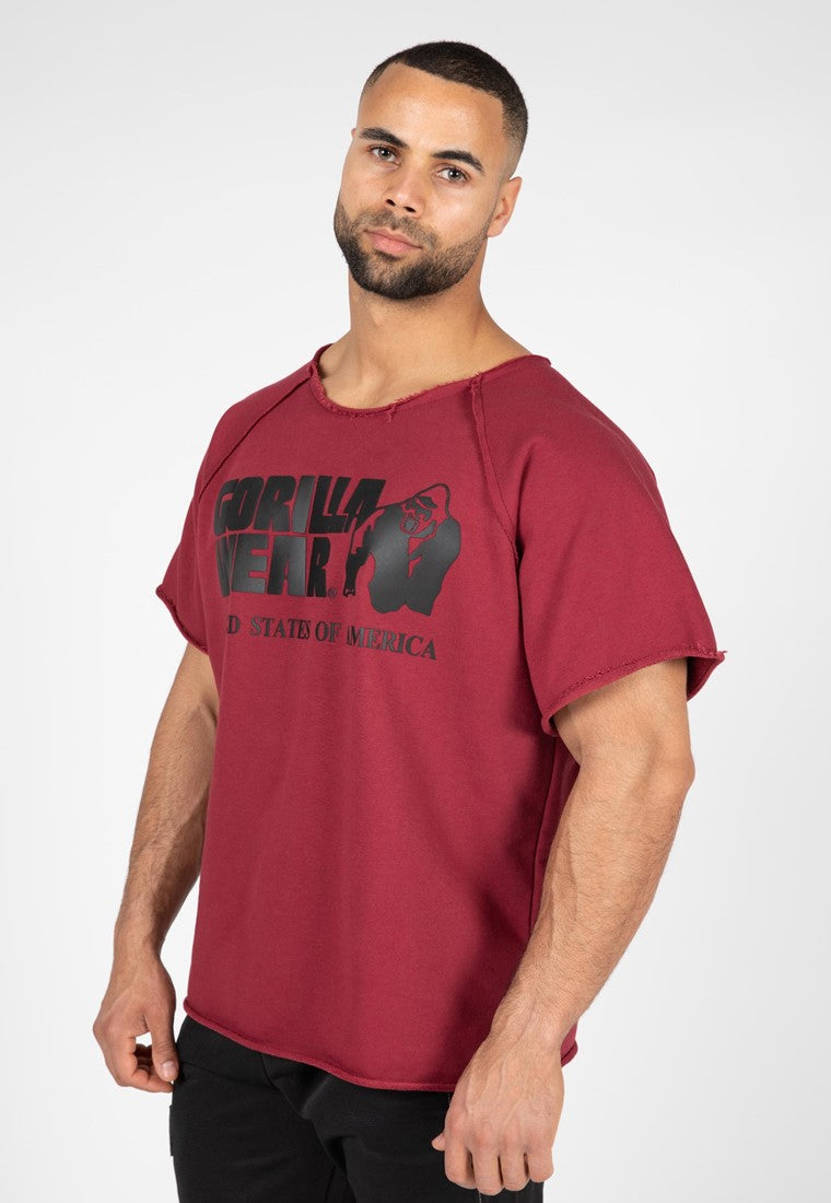 Gorilla Wear Classic Workout Top - Bordeaux