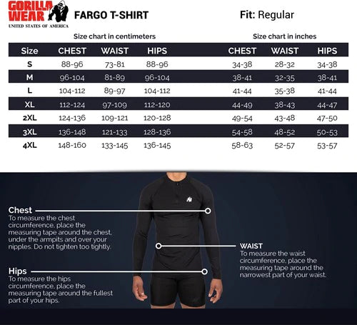 Gorilla Wear Fargo T-Shirt - Grau