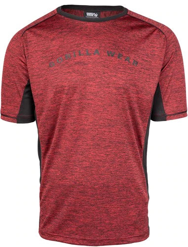 Gorilla Wear Fremont T-Shirt - Rot/Schwarz