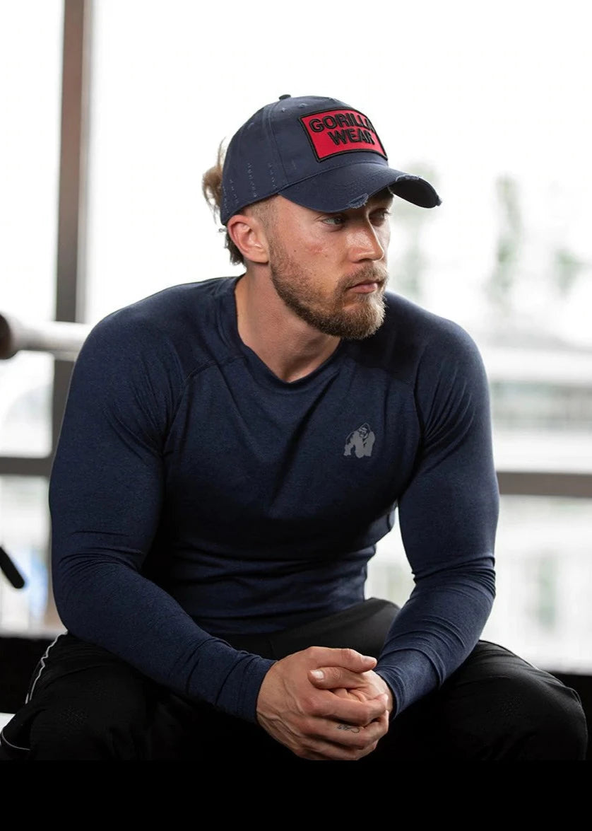 Gorilla Wear Harrison Cap - Navy/Rot