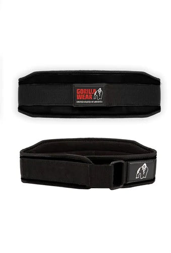 Gorilla Wear 4 Inch Women`s Lifting Belt - Schwarz
