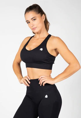 Hilton Seamless Sports Bra - Schwarz