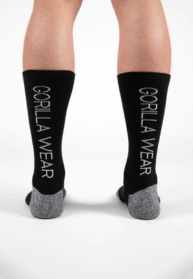 Gorilla Wear Performance Crew Socken Schwarz - 1 Paar