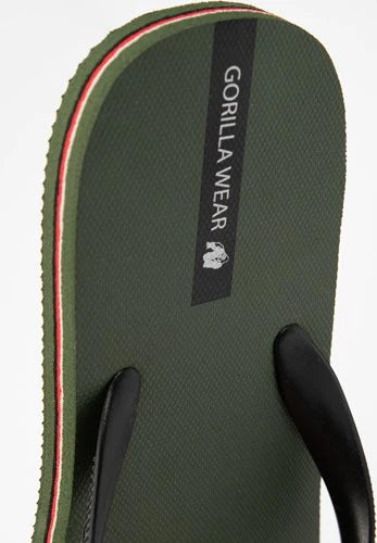 Gorilla Wear Kokomo Flip Flops - Armee Grün