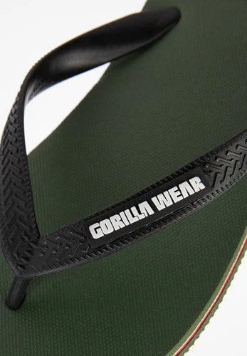 Gorilla Wear Kokomo Flip Flops - Armee Grün