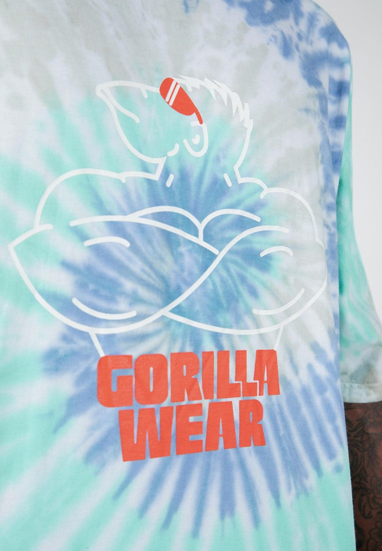 Gorilla Wear Legacy Oversized T-Shirt - Blau/Grün