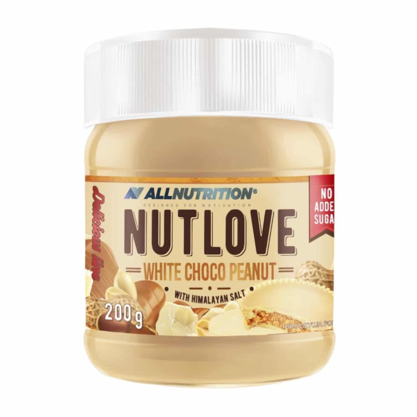 All Nutrition Nutlove White Choco Peanut 200g