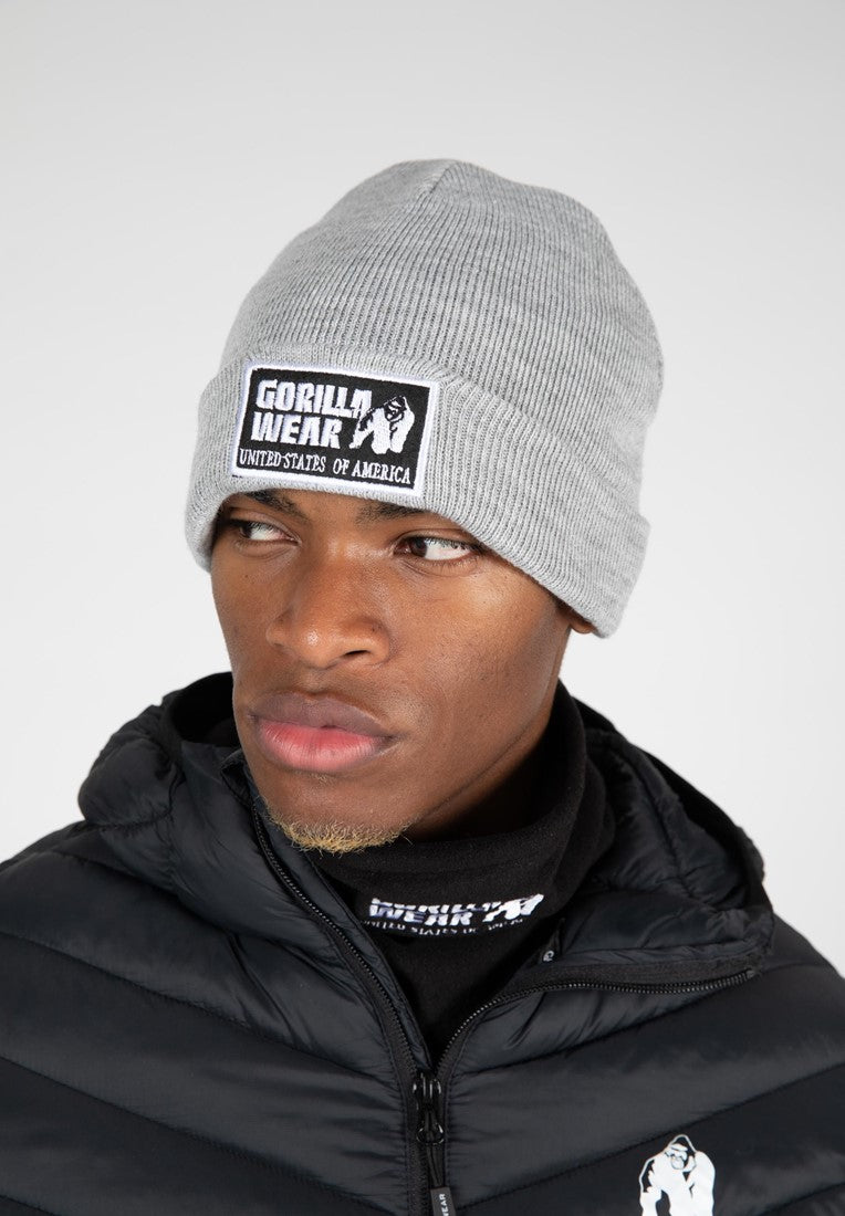 Gorilla Wear Vermont Beanie - Grau Melange