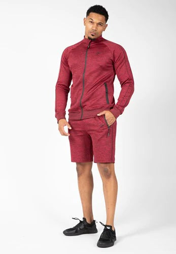 Gorilla Wear Wenden Track Jacket - Rot/Schwarz