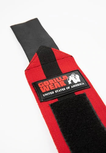 Gorilla Wear Wrist Wraps Ultra - Rot/Schwarz