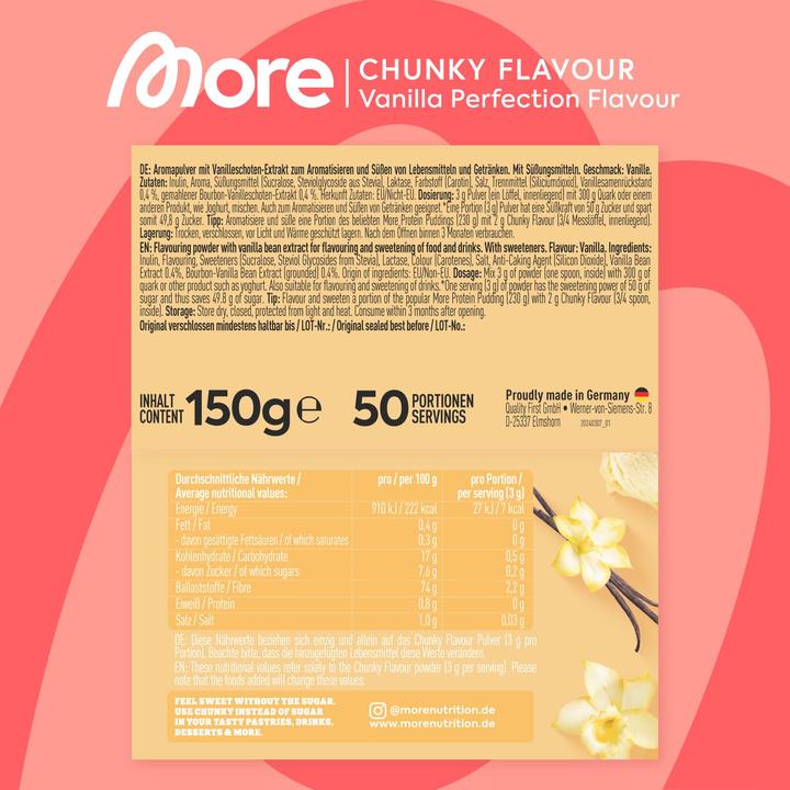 More Nutrition Chunky Flavour - Vanilla Perfection