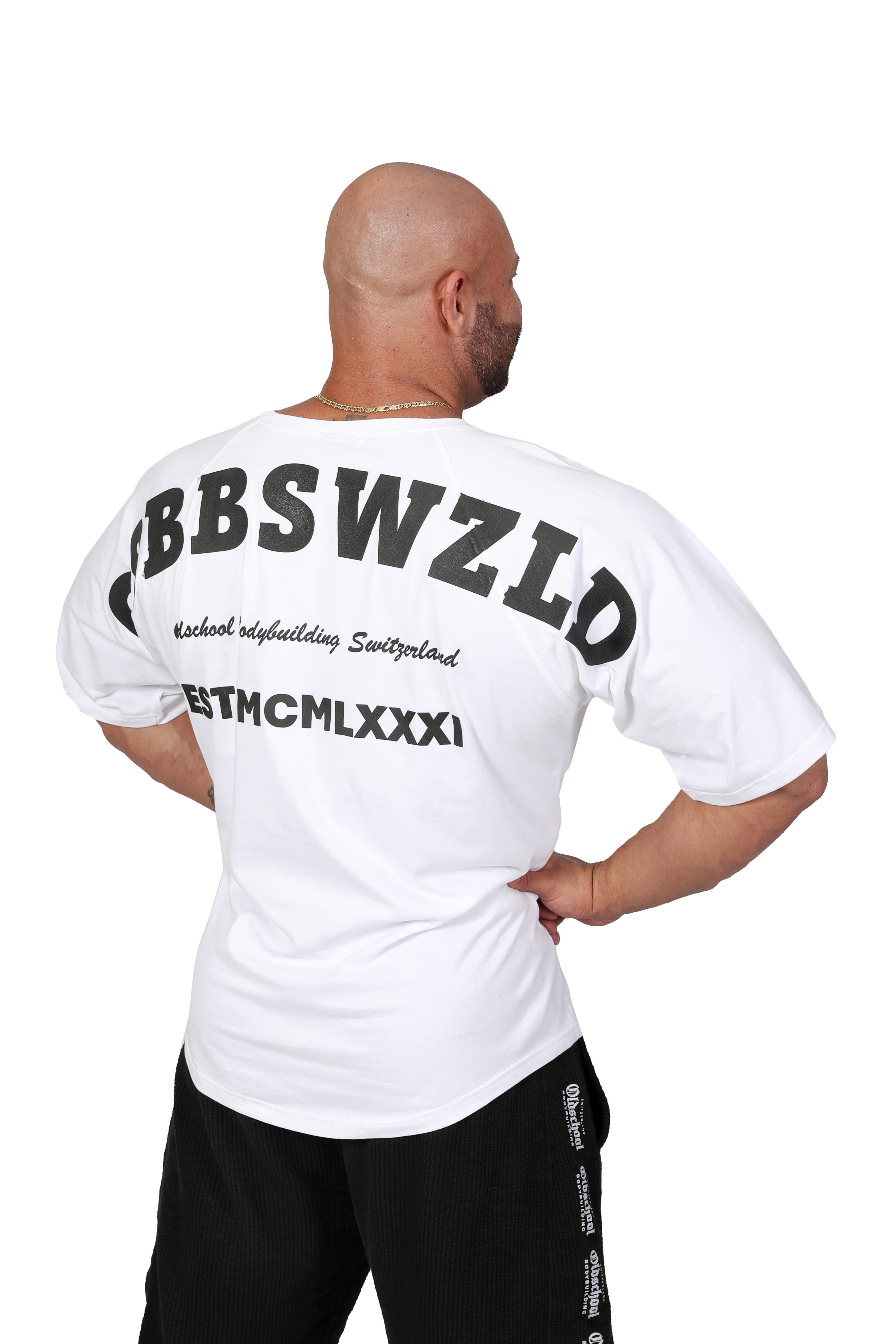 Oldschool Bodybuilding Switzerland Fanadix Summer Oversize Tee - Weiss