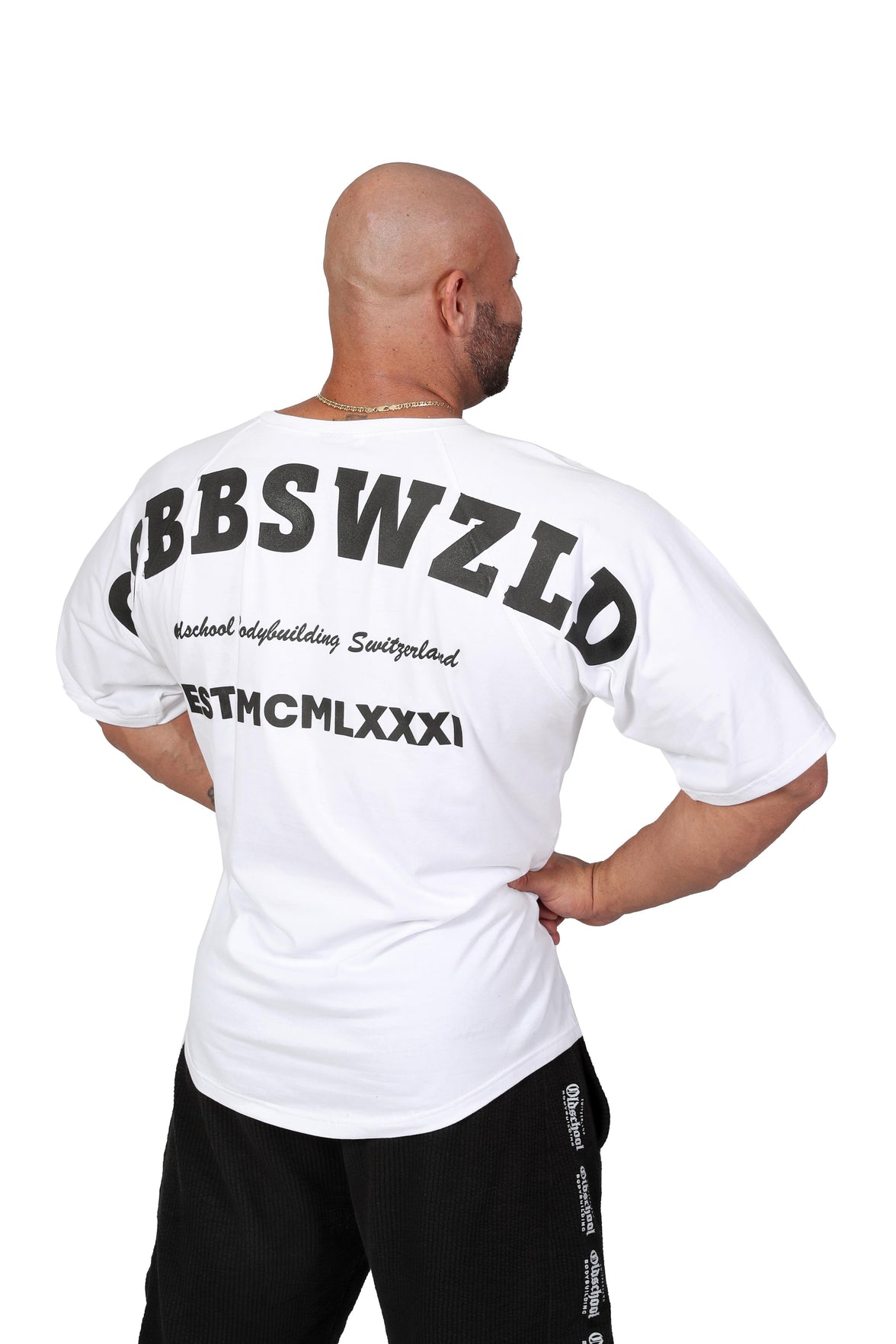 Oldschool Bodybuilding Switzerland Fanadix Summer Oversize Tee - Weiss