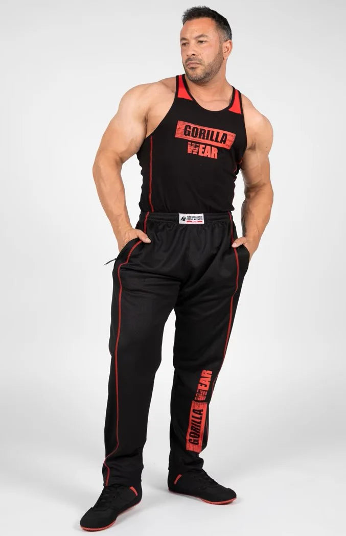 Gorilla Wear Wallace Tank Top - Schwarz/Rot