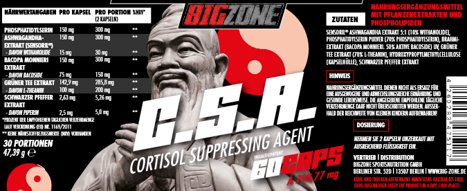 Big Zone C.S.A - 60 Kapseln